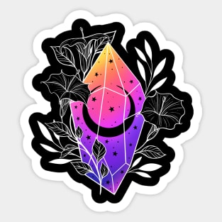 Moonflower crystal Sticker